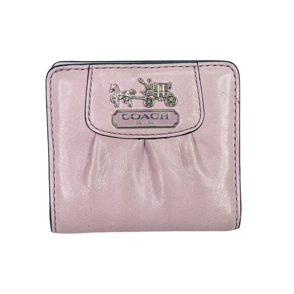 Vintage COACH Madison Small Leather Bifold Wallet - 3.75” x 3.75” x 0.75” - Picture 1 of 10